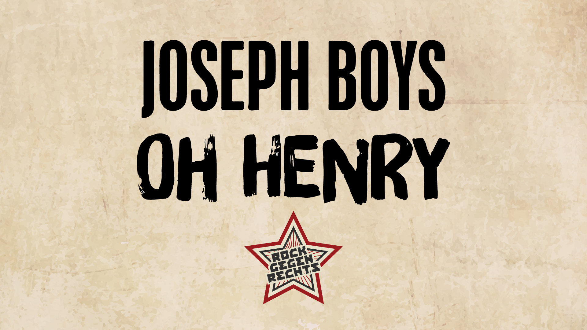 Joseph Boys & Oh Henry – Streamingkonzert am 19.6.